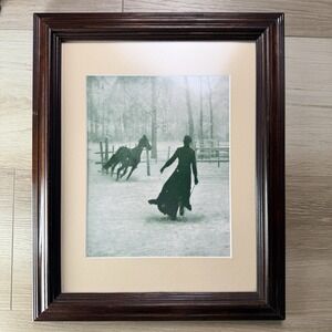 Framed Print Of The Horse Trainer By Felix Thiollier Wooden Frame 13x16